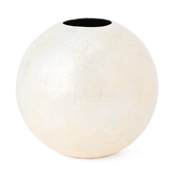 Shell Flower Vase 2 Medium White