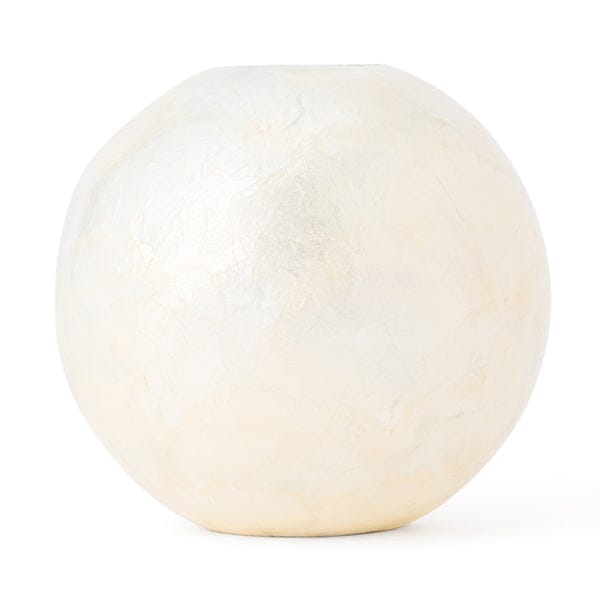 Shell Flower Vase 2 Medium White