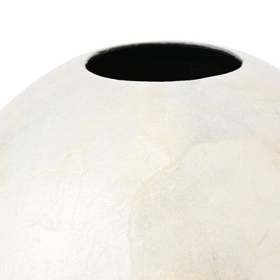 Shell Flower Vase 2 Medium White