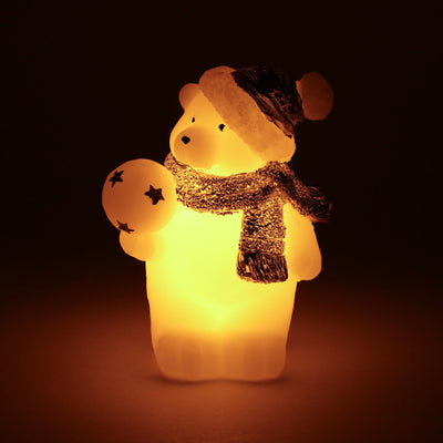 Led Candle Standing Bear