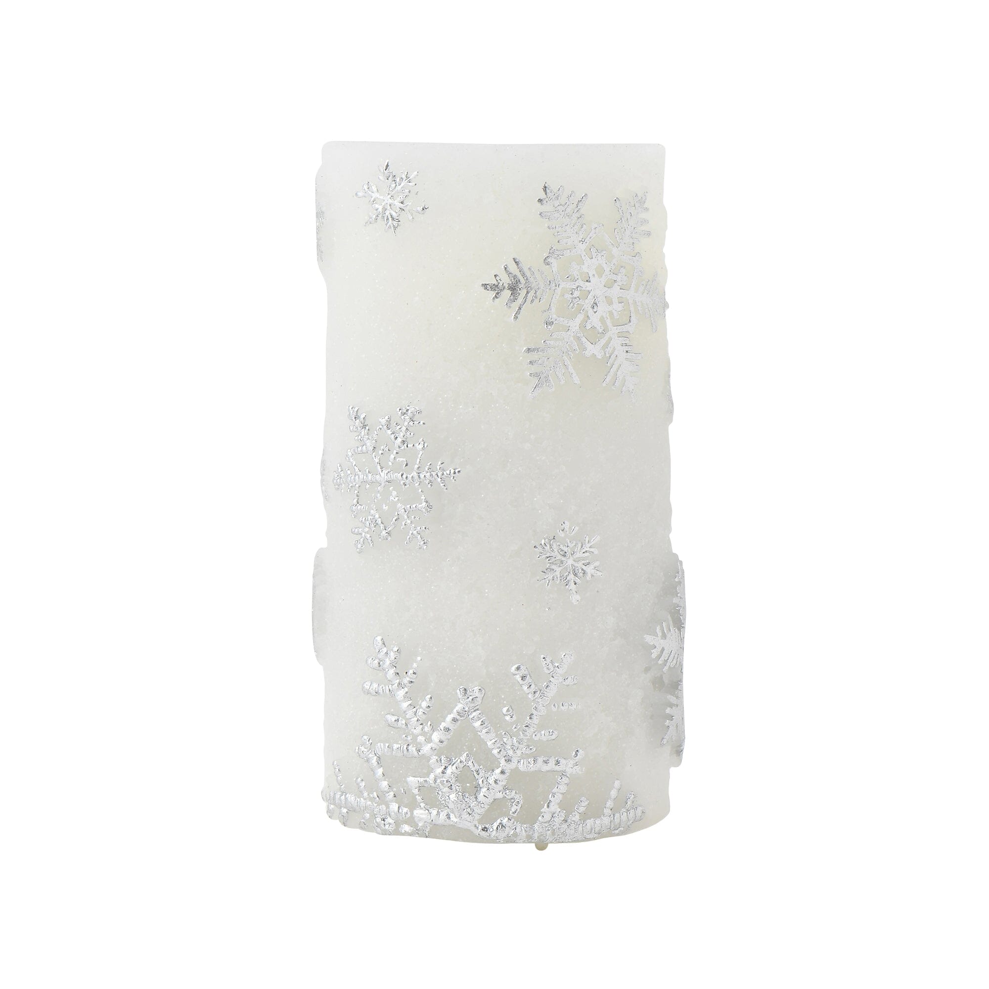 Led Water Candle Snow Silver