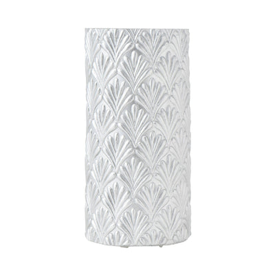 Led Water Candle Pattern Silver