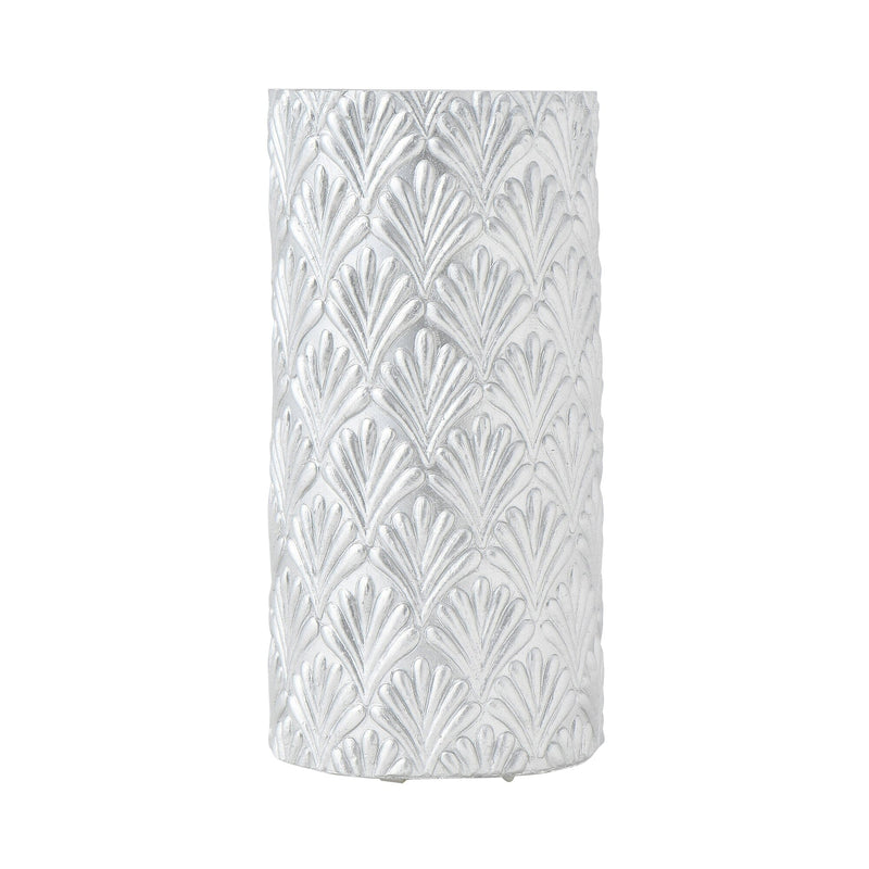 Led Water Candle Pattern Silver