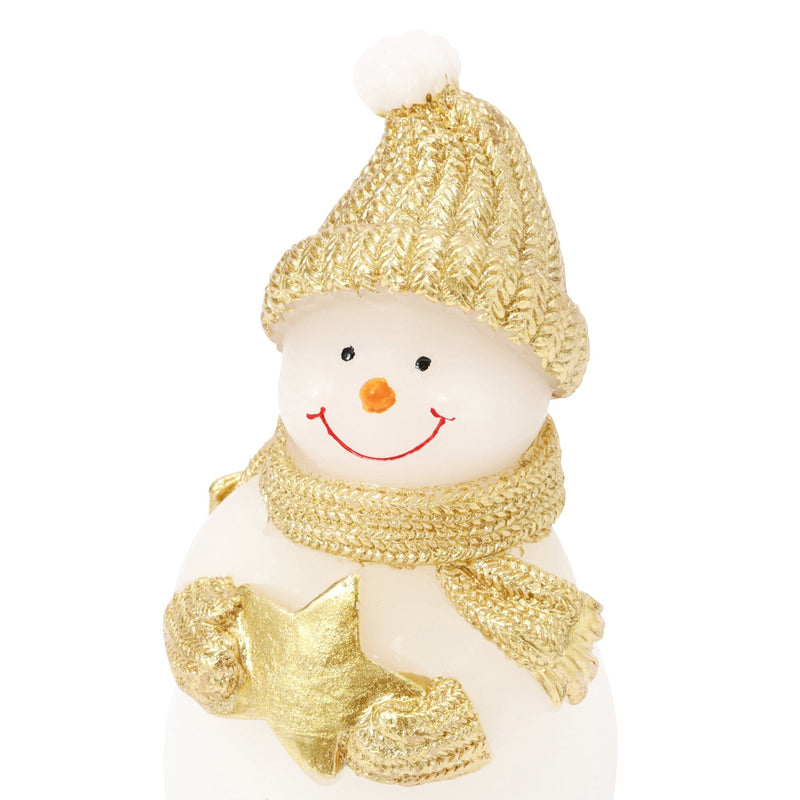 Led Candle Snowman