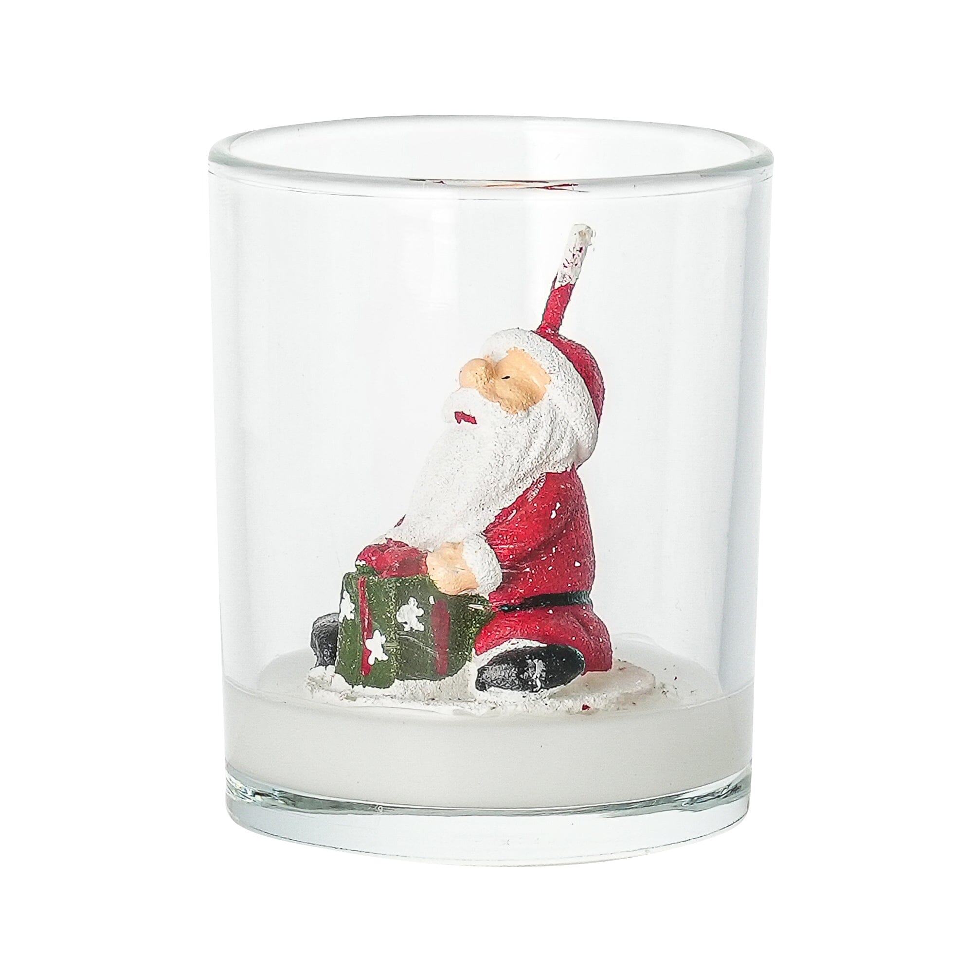 Cup Candle Santa
