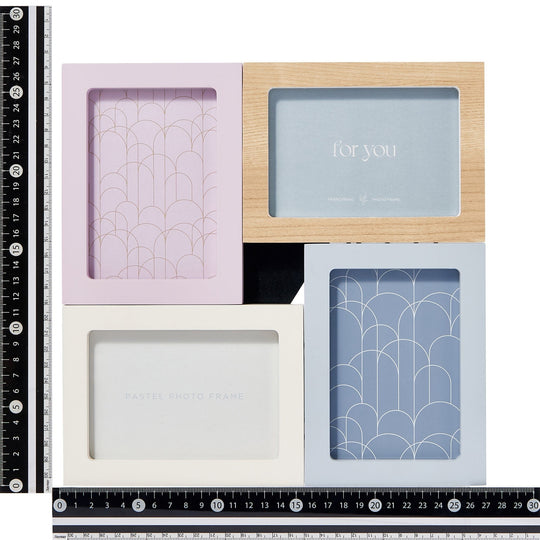 Pastel Photo Frame (4 Panels)