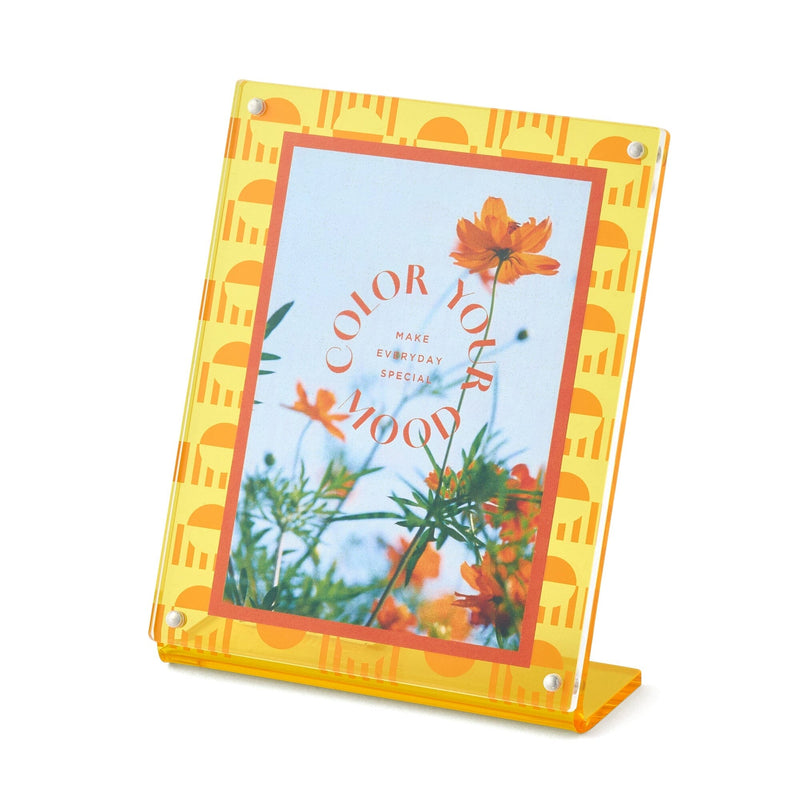 Colorful Acrylic Frame Mini Yellow