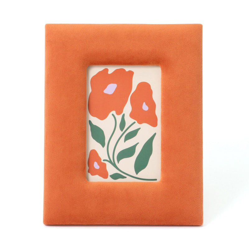 Velour Frame Orange