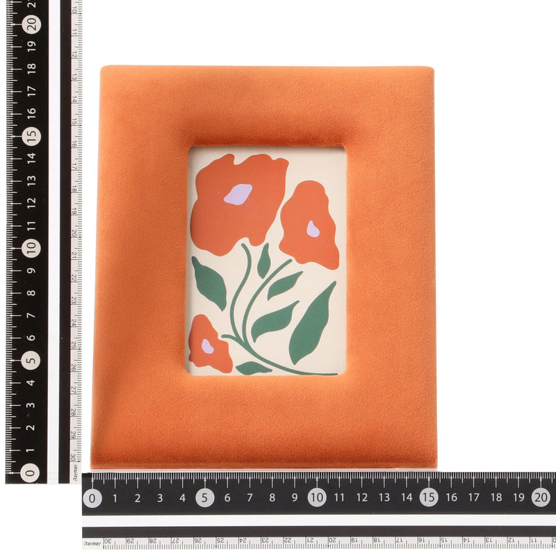 Velour Frame Orange