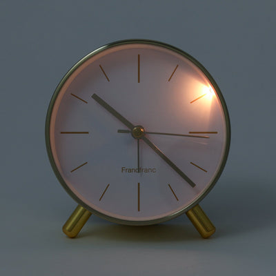 Gold Frame Table Clock