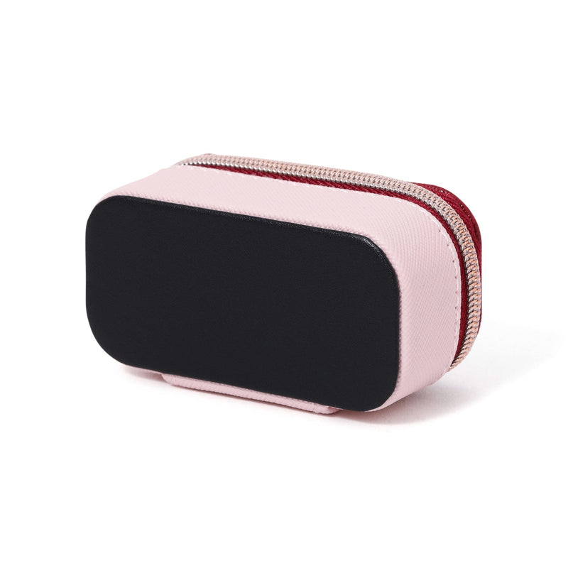 Bicolor Mini Travel Jewelry box  Pink