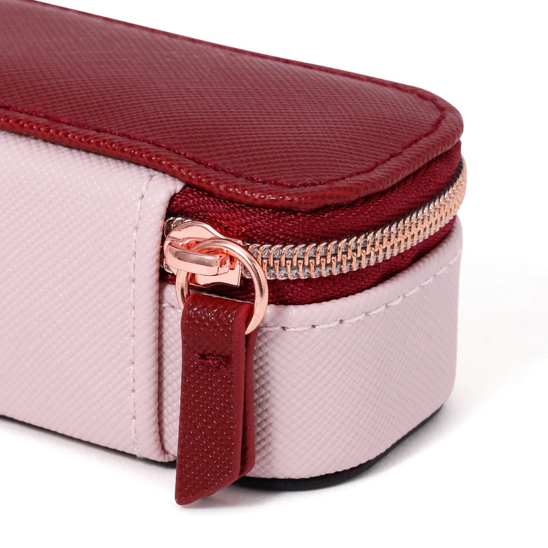 Bicolor Mini Travel Jewelry box  Pink