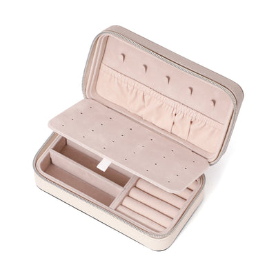 Bicolor Travel Jewelry Box M Ivory