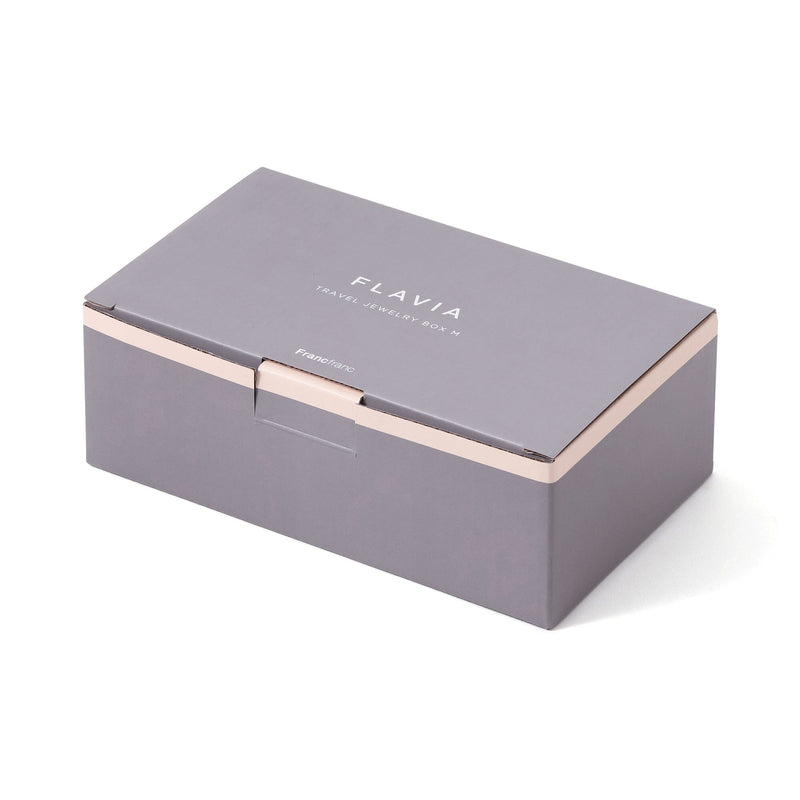 Flavia Travel Jewelry Box M Grey