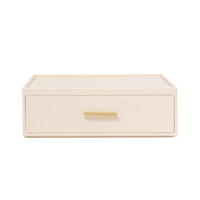 Stacking Jewelry Box Open Multi L White