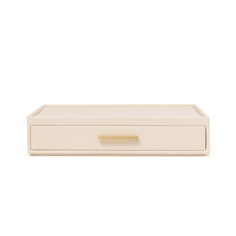 Stacking Jewelry Box Open Multi White