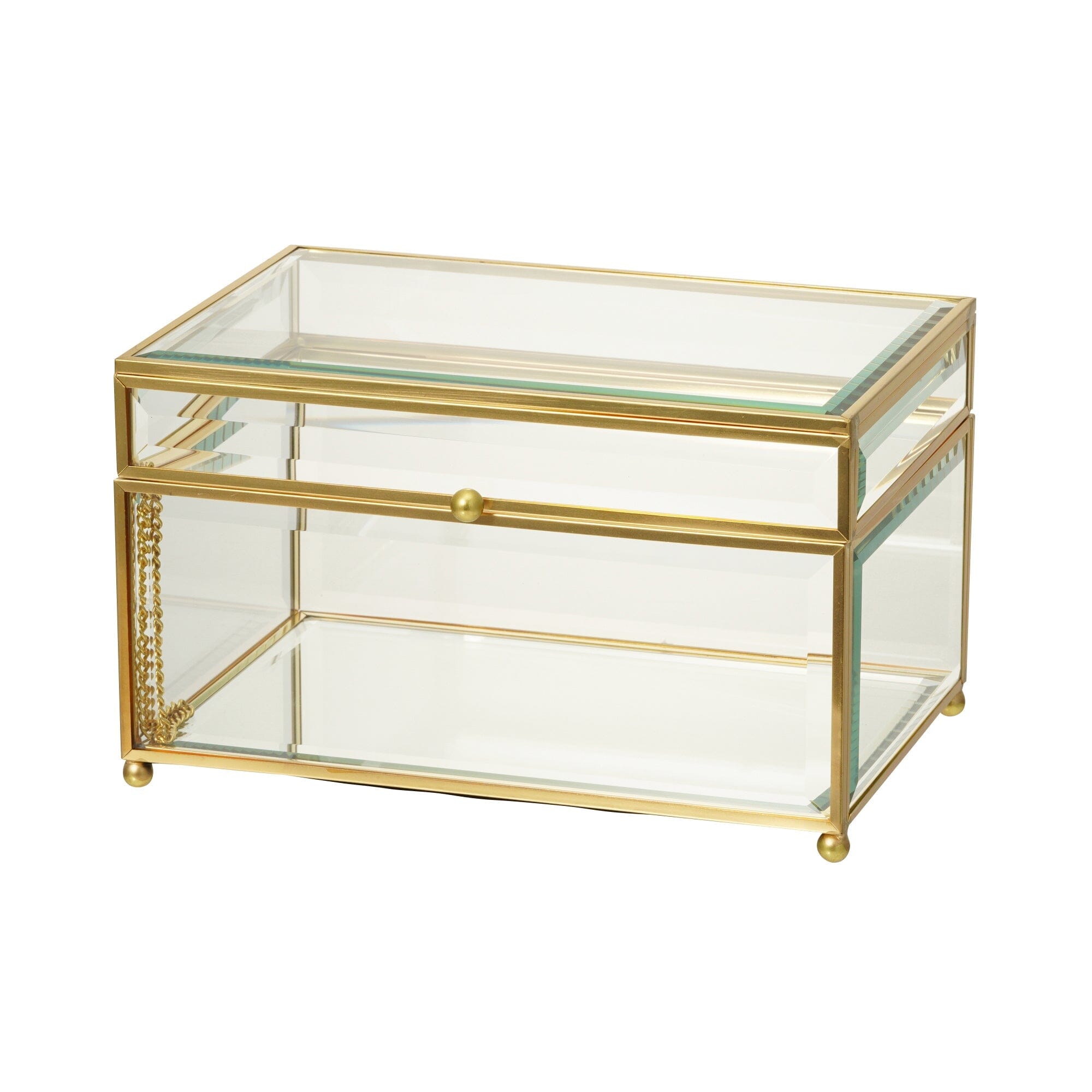 Lamule Iron Glass Box Square 2 Large