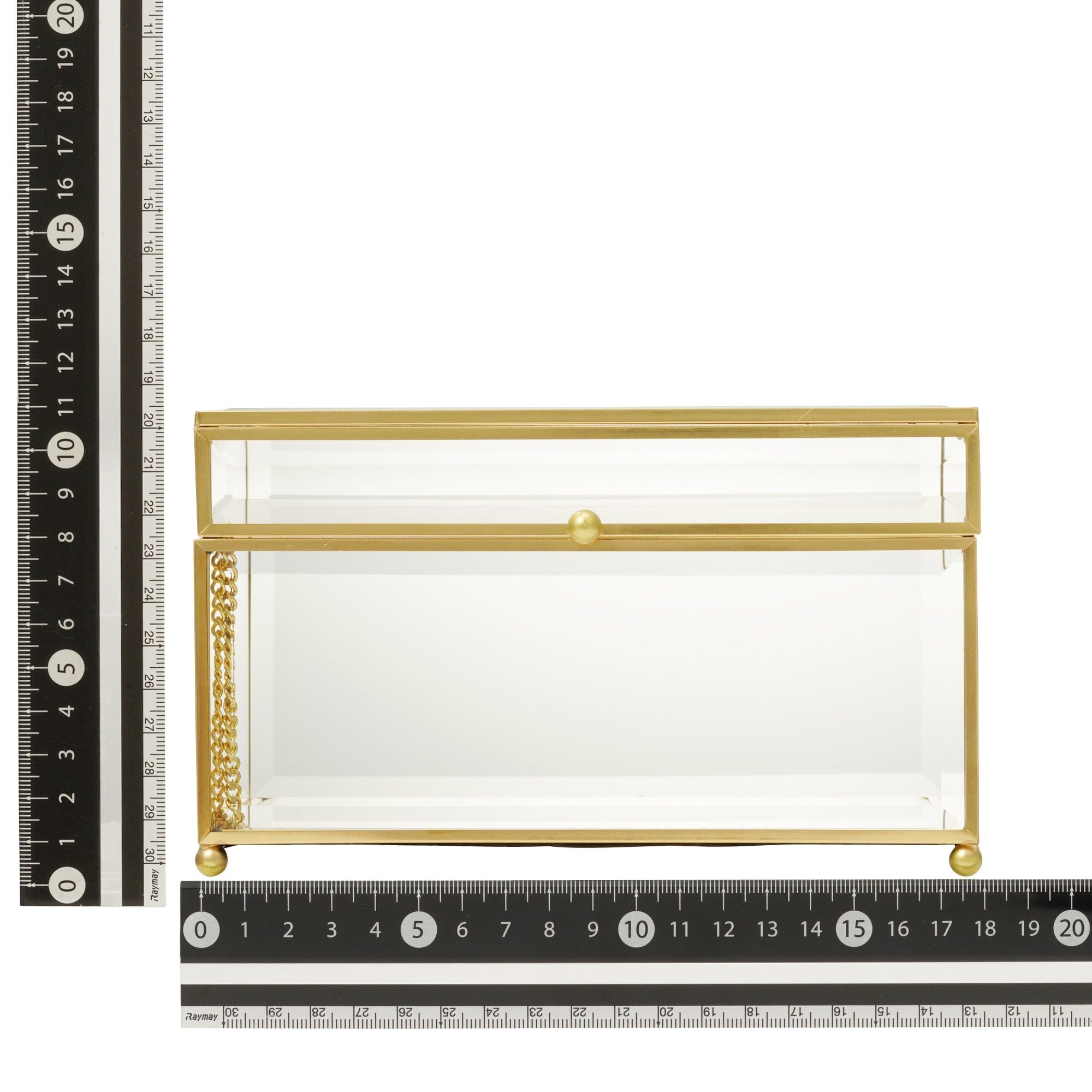 Lamule Iron Glass Box Square 2 Large