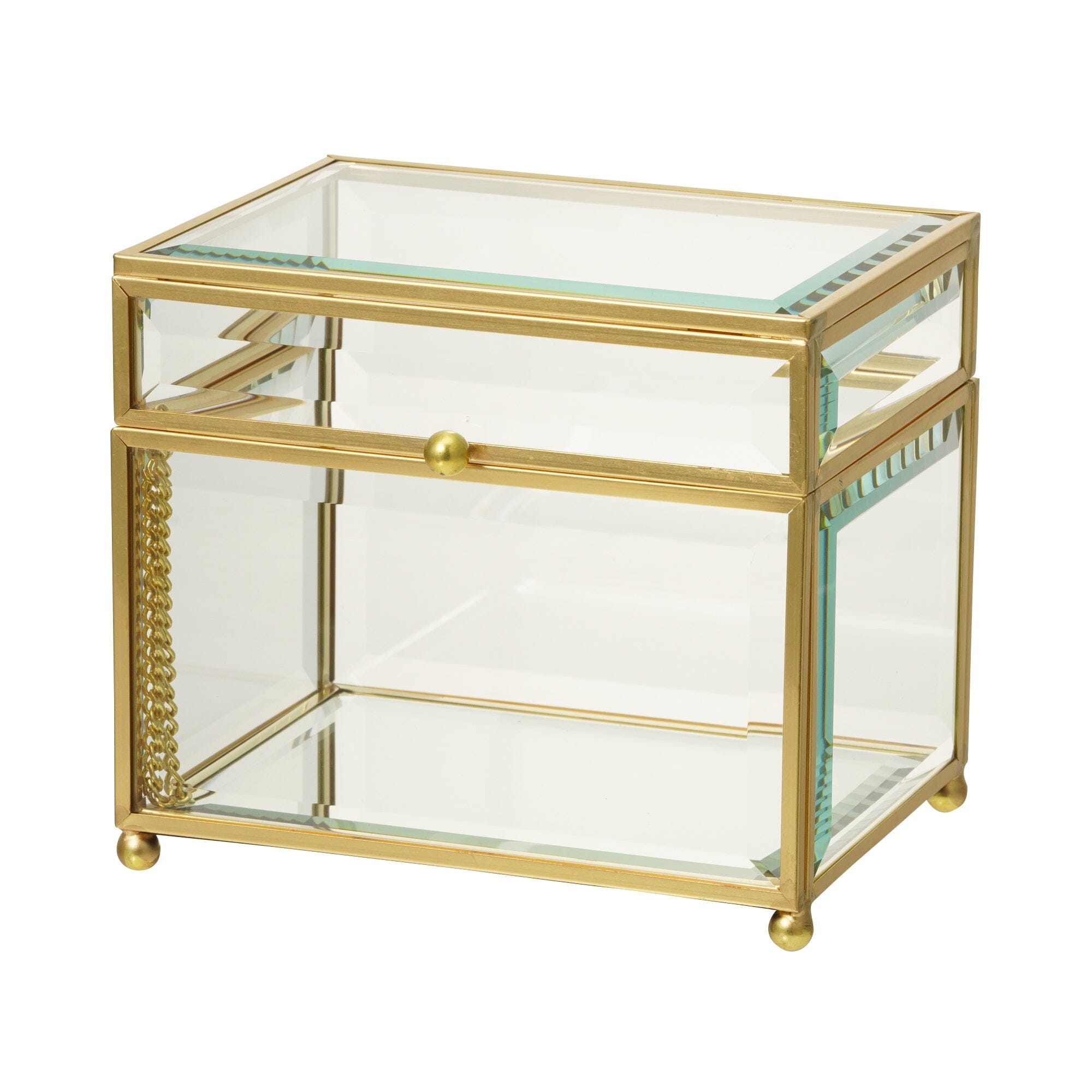 Lamule Iron Glass Box Square 2 Medium