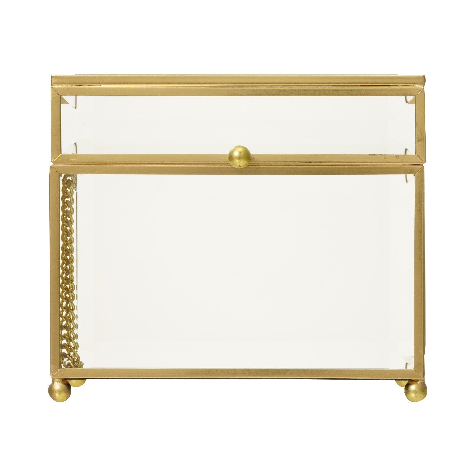 Lamule Iron Glass Box Square 2 Medium