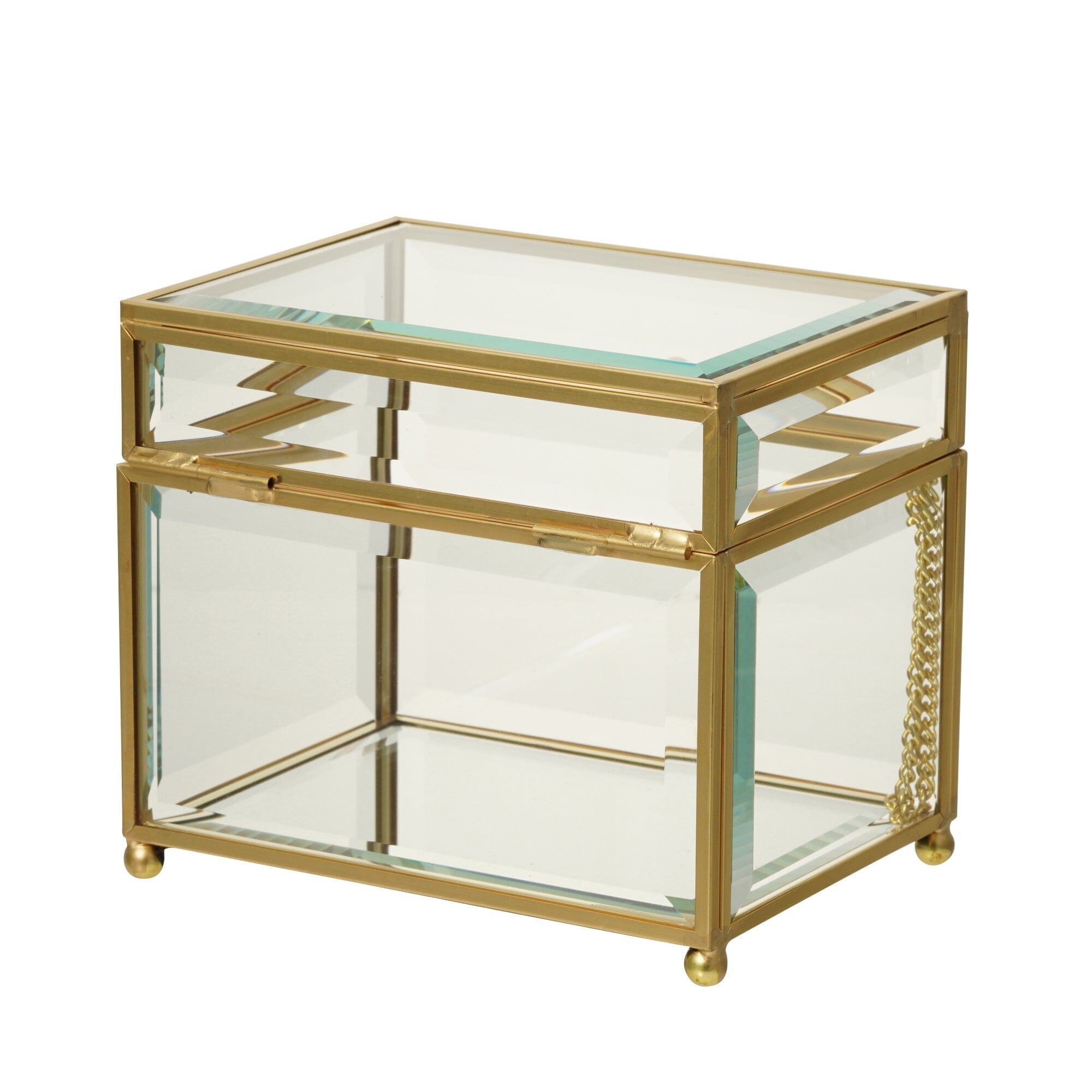 Lamule Iron Glass Box Square 2 Medium