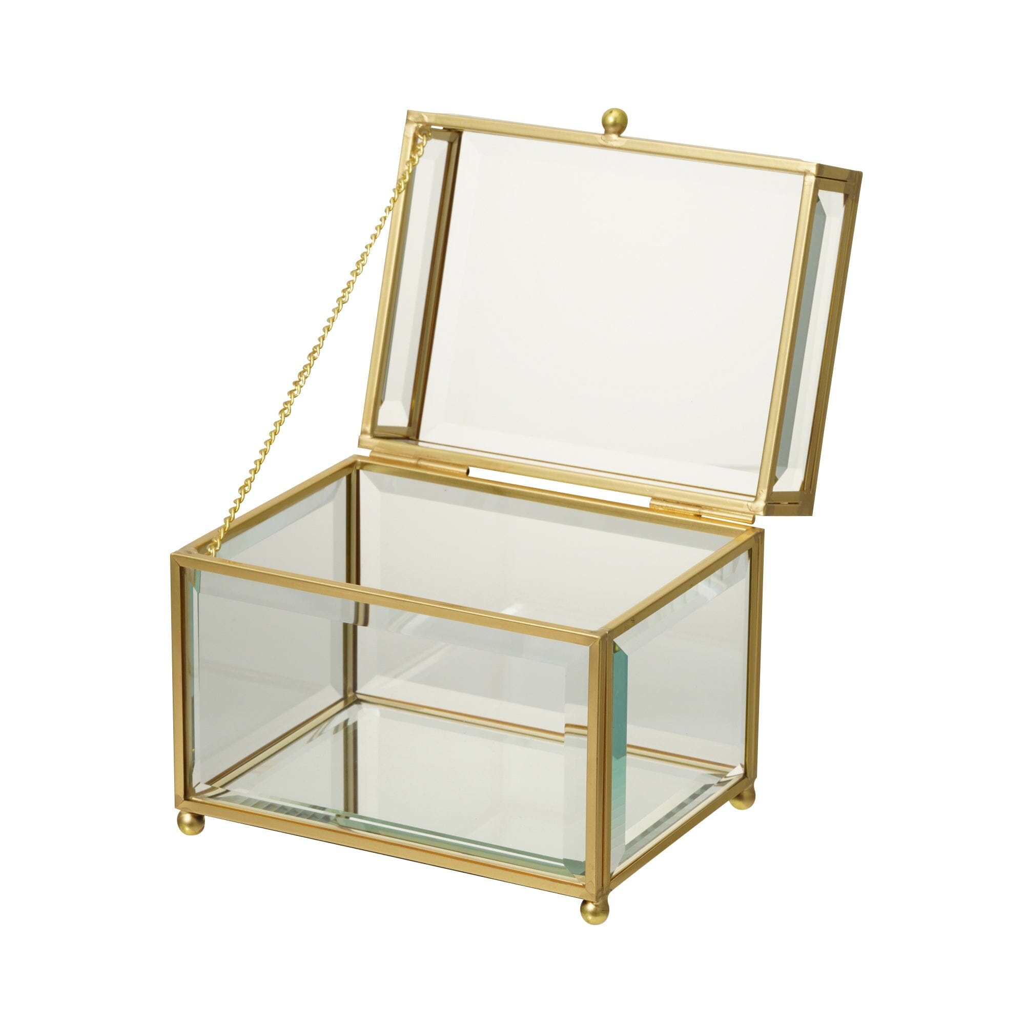 Lamule Iron Glass Box Square 2 Medium