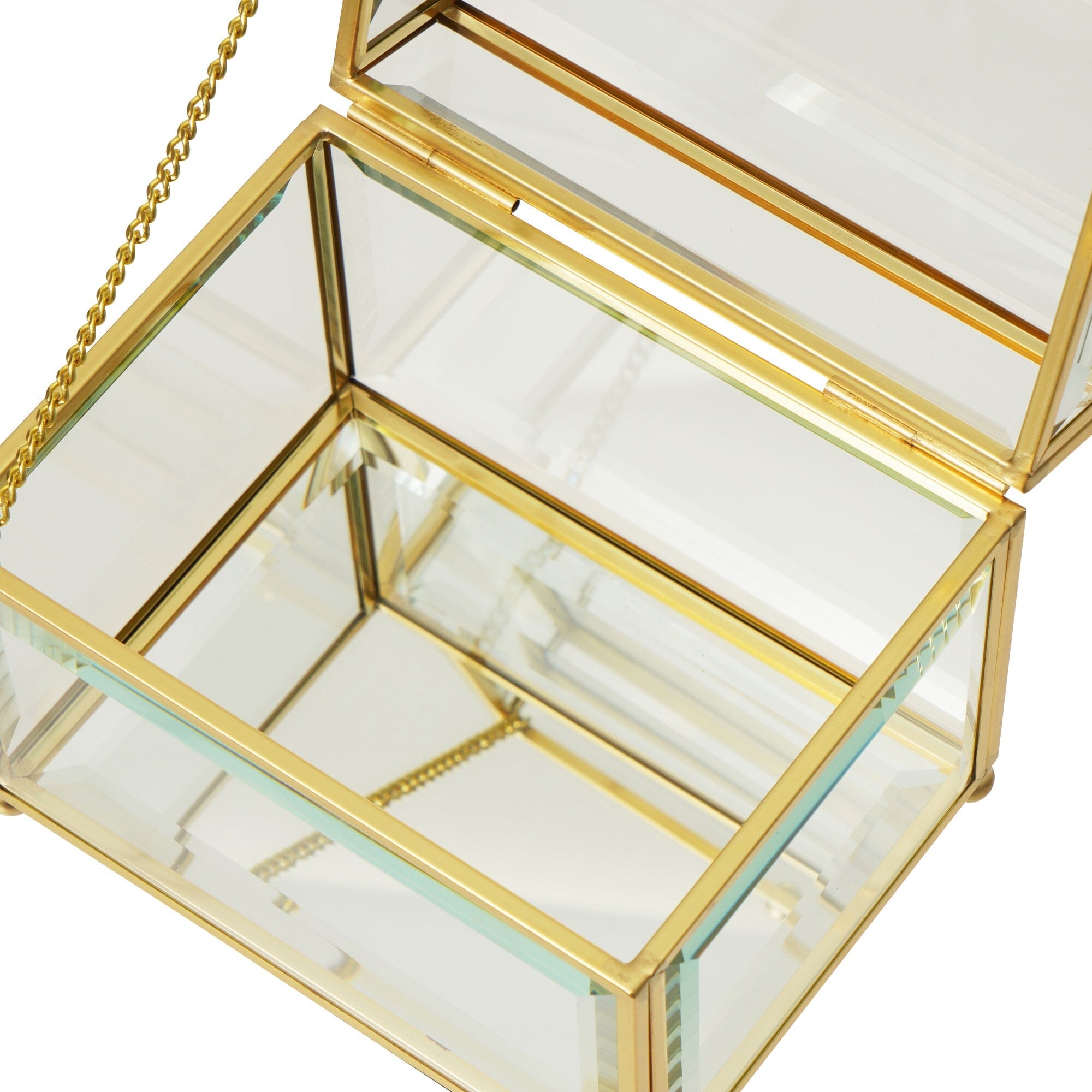 Lamule Iron Glass Box Square 2 Medium