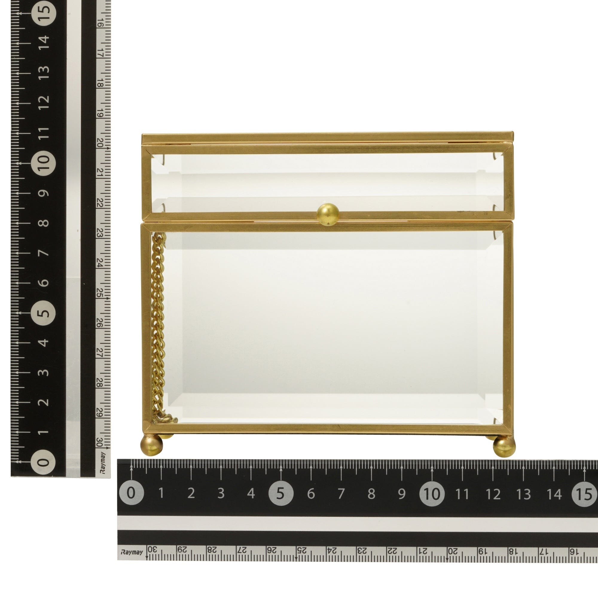 Lamule Iron Glass Box Square 2 Medium