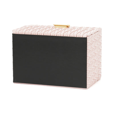 Embossed Jewelry Box Small Pink