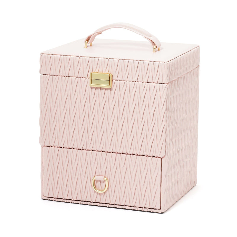 Embossed Cosmetic Box Pink