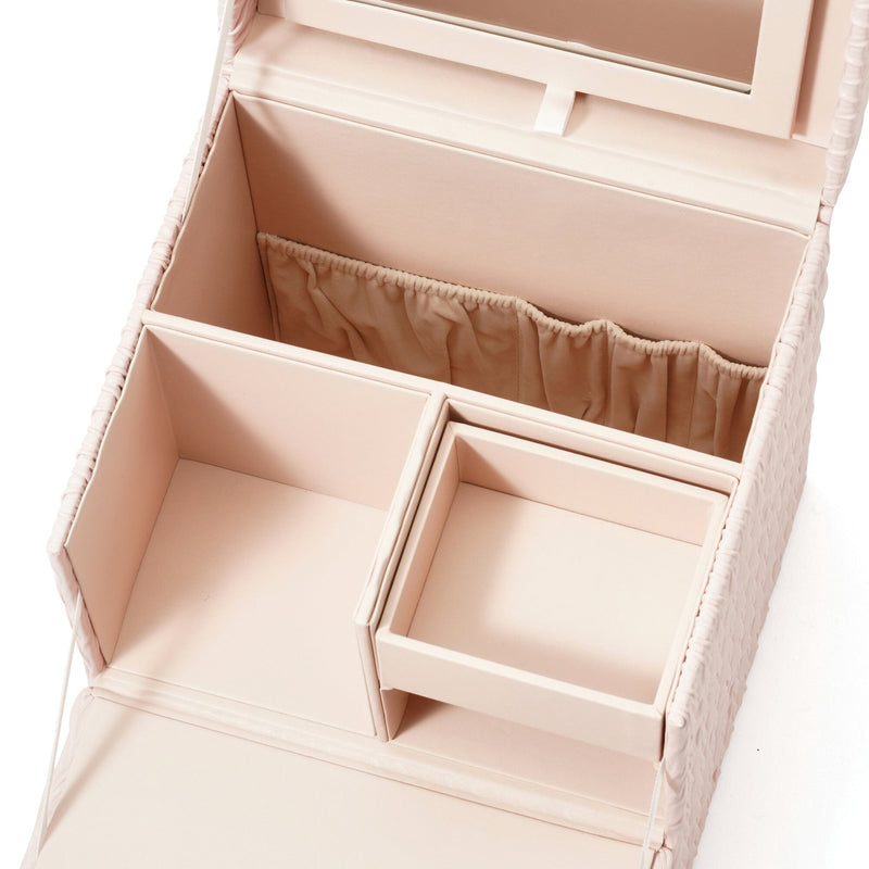 Embossed Cosmetic Box Pink