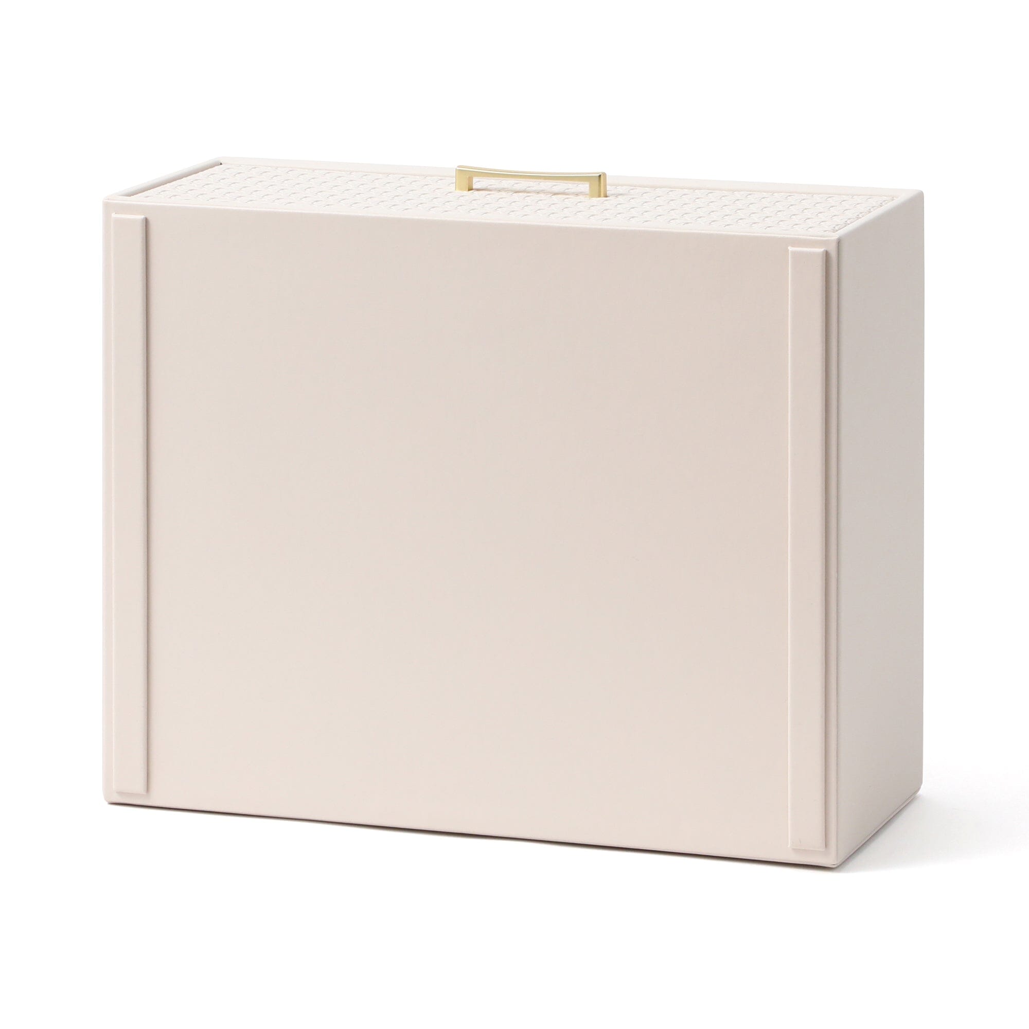 Embossed Stacking Drawer Small Ivory