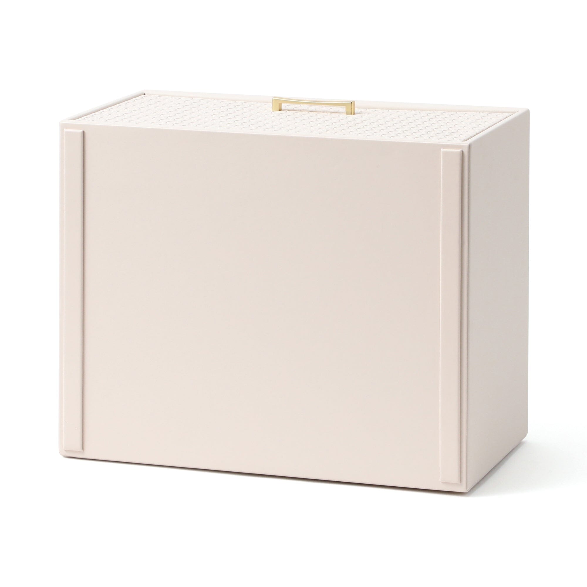 Embossed Stacking Drawer Medium Ivory