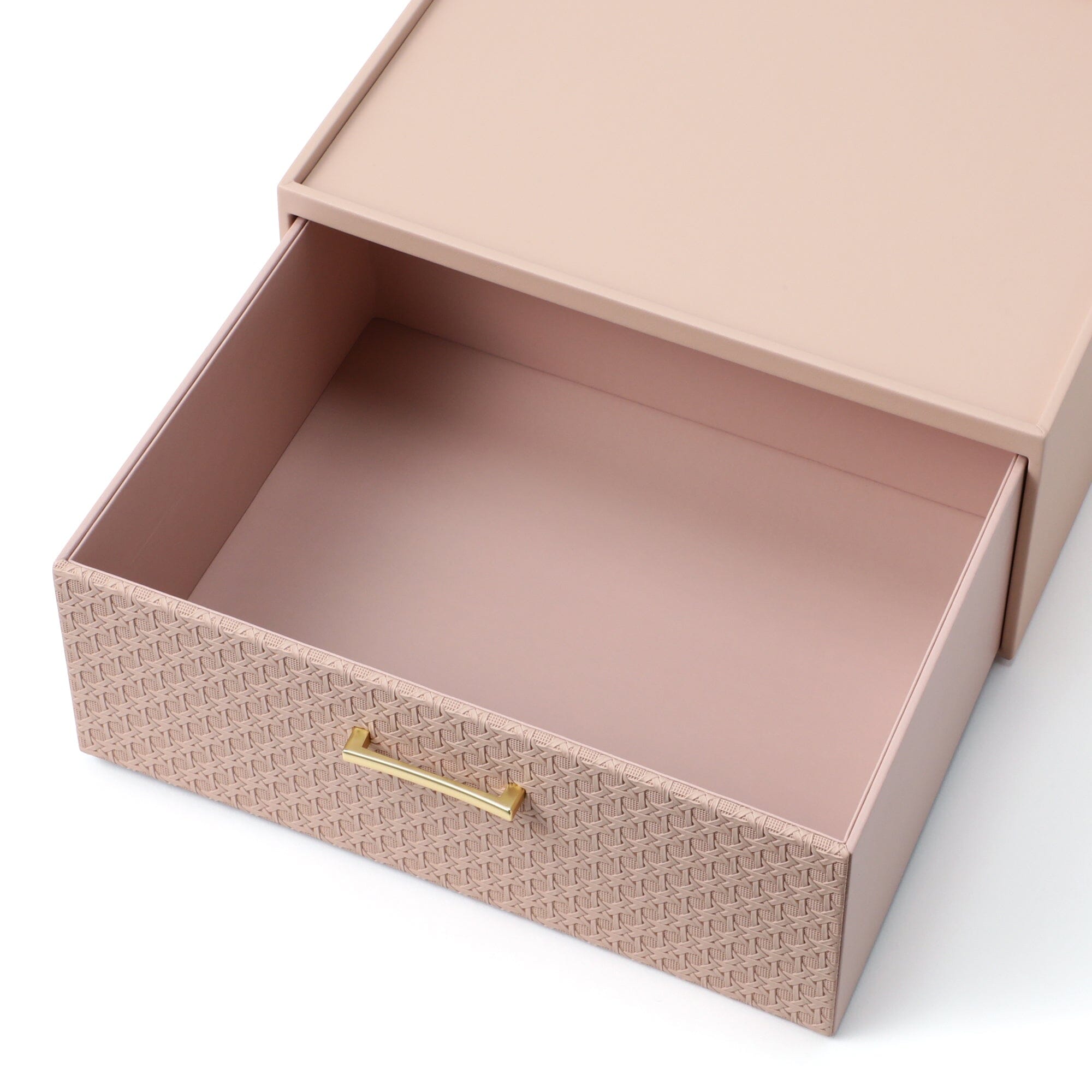 Embossed Stacking Drawer Small Pink