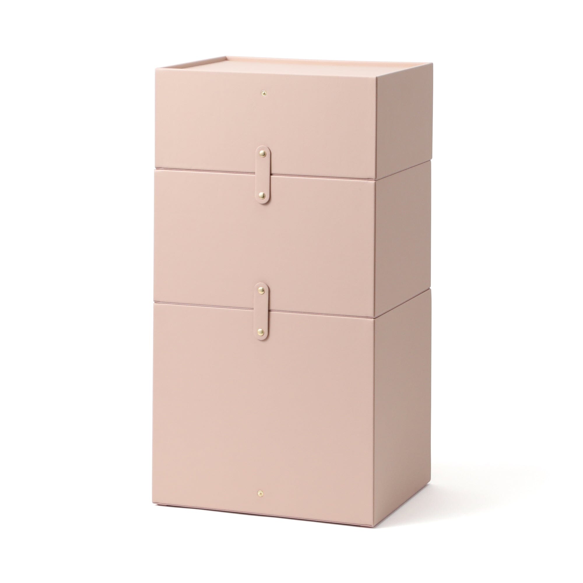 Embossed Stacking Drawer Small Pink
