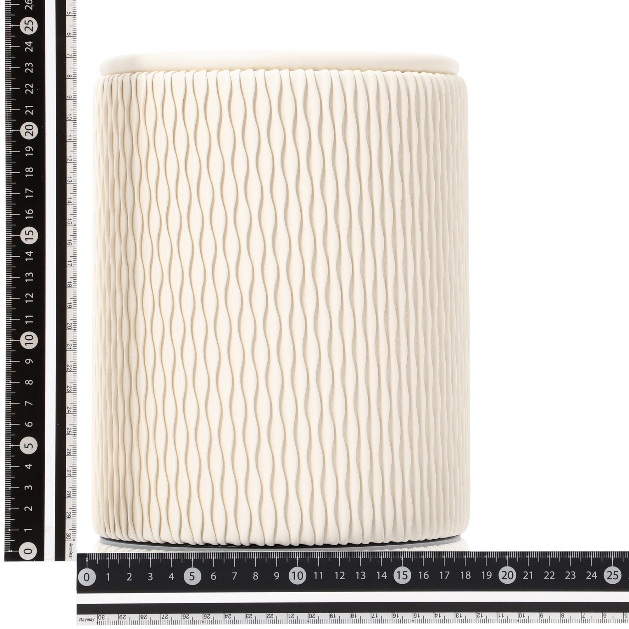 Wave Dust Box Small Ivory