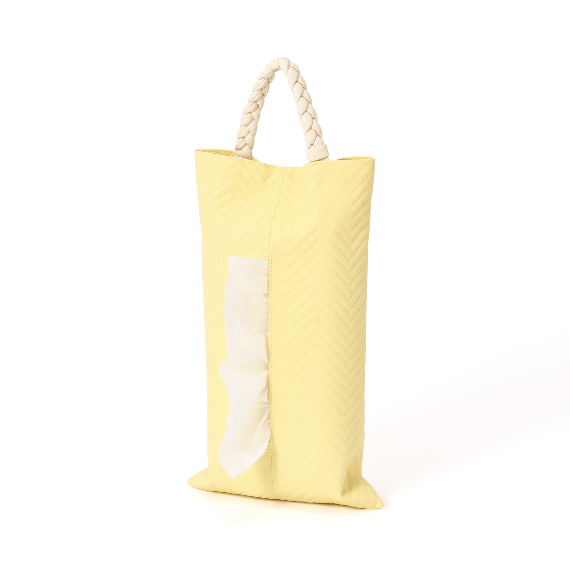 Quilting Hanging Tissue Cover Yellow