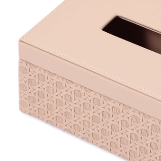 Embossed Tissue Box Pink