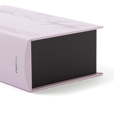 Book Tissue Box Typography Light Pink