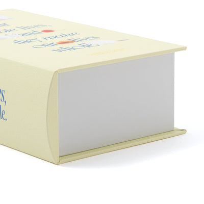 Book Tissue Box Cat Light Yellow
