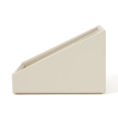 可堆疊化妝品收納盒 象牙色