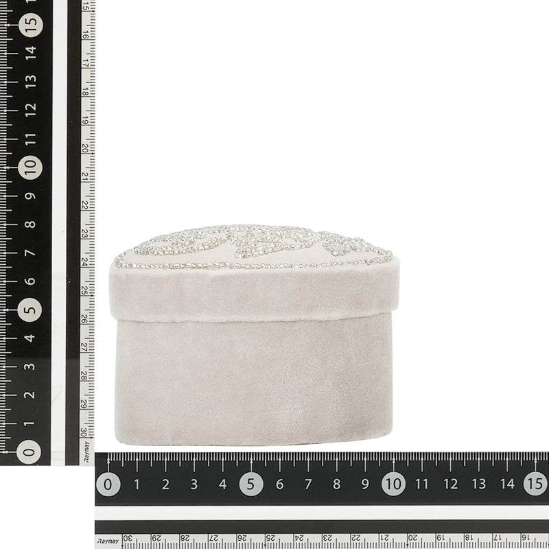 Beaded Embroidery Multi-Box Gray