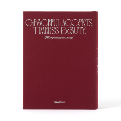 Book Box Typography Small Red