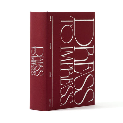 Book Box Typography Small Red