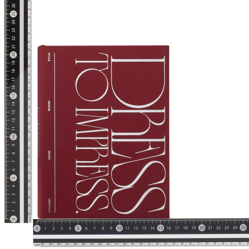 Book Box Typography Small Red