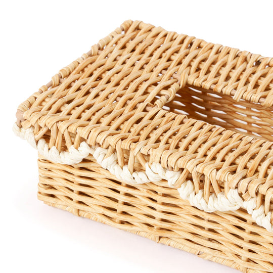 Scallop Tissue Box White