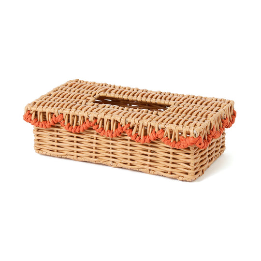 Scallop Tissue Box Orange