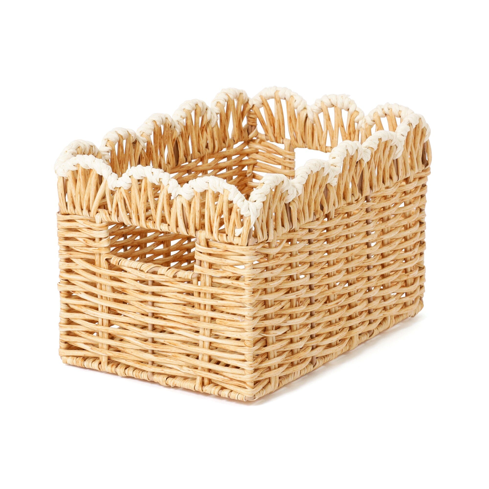 Scallop Storage Box Small White