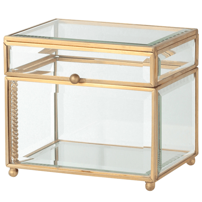 LAMULE鐵製方形玻璃盒