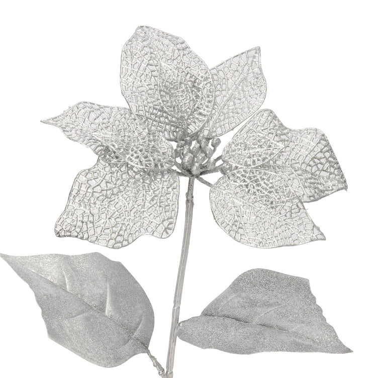 Art Plants Poinsettia  Silver